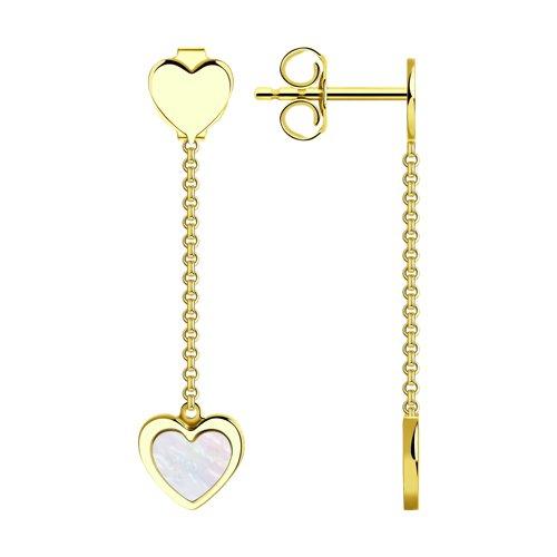 Серьги из серебра SOKOLOV 94024549