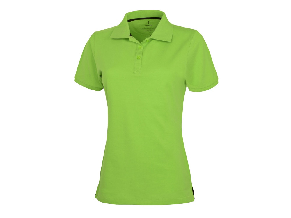 Calgary женская футболка-поло с коротким рукавом, зеленое яблоко - фото 1 - id-p60496916
