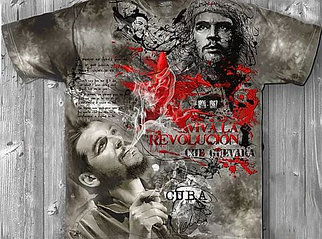 Че Гевара молодежная мужская варенка футболка 3D