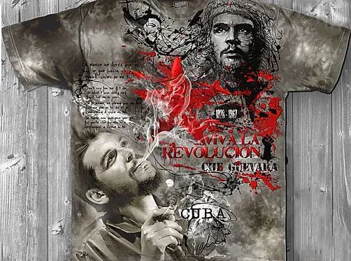 Че Гевара молодежная мужская варенка футболка 3D - фото 1 - id-p76759396