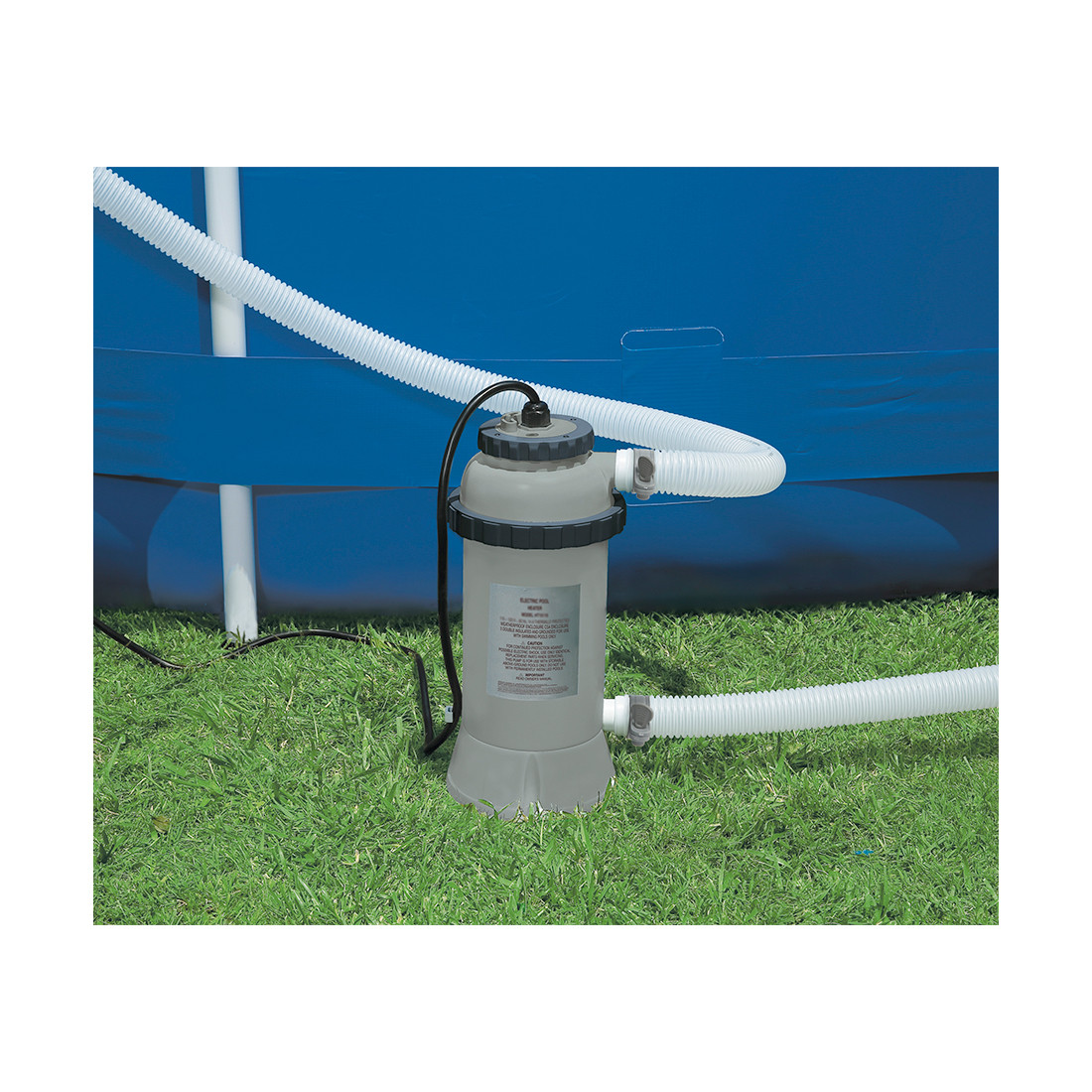 Проточный нагреватель воды для бассейна INTEX 28684 (Gray) - фото 2 - id-p76661353