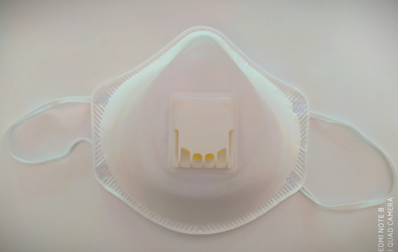 Полумаска фильтрующая (респиратор), формованная, с клапаном выдоха ...