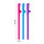 Трубочки для коктейлей в виде фаллоса цветные (9 шт), фото 3