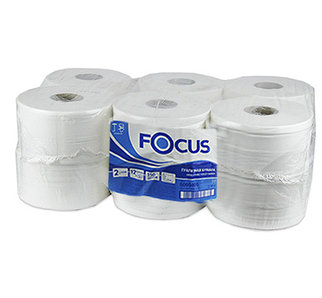 Туалетная бумага Focus мини рулон 2-сл. 12 рул по 150м