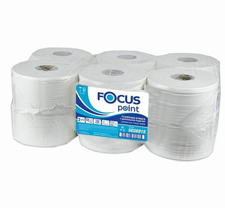Туалетная бумага Focus с листовой подачей 2 сл.