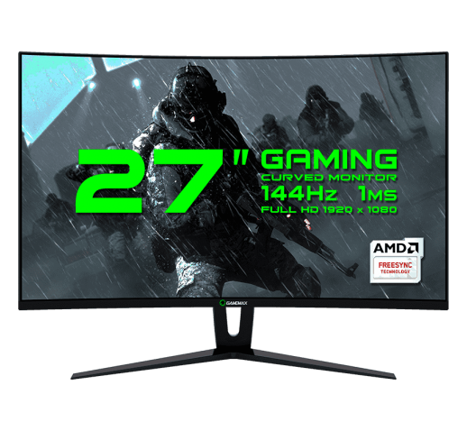 Монитор 27" GameMax GMX27C144 1920*1080, LED, 144Hz, 1ms изогнутый