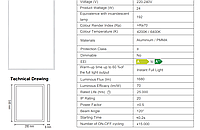 Потолочный светильник 295/595 36W ZODIAC-24 4200K/6400K