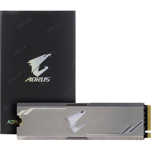 Твердотельный накопитель 512GB SSD Gigabyte AORUS RGB Форм-Фактор: M.2  2280, Интерфейс: PCI-E, Скорость Чтен (id 76508407)