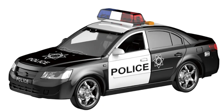 Машина инерционная Полиция 1:16 ( свет, звук) - фото 1 - id-p76805701
