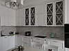 Кухня в стиле неоклассика, шкафы с дверками-жалюзи, фото 6