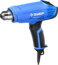 Фен строительный ЗУБР, 1600 Вт, 2 режима: 350°С/550°С,  Профессионал(ФТ-П1600)