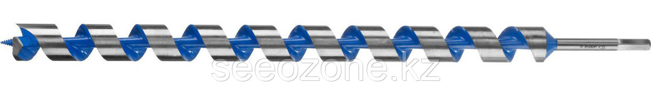 Сверло по дереву ЗУБР, d=35 х 600 мм, HEX хвостовик, спираль Левиса (2948-600-35)