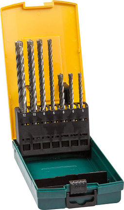 Набор буров Kraftool, 7 шт: 5, 6, 8, 6, 8, 10, 12 мм, SDS-plus (29310-H7), фото 1