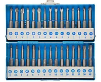 Биты кованые ЗУБР 30 шт., Cr-Mo, в металлическом боксе  (26092-H30)