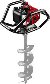 Мотобур (бензобур) ЗУБР, 60-250 мм, 52 см3, 2 оператора, без шнека (МБ2-250)