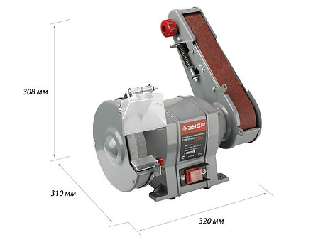 Станок точильный электрический ЗУБР, 250 Вт, асинхронный (ЗТШМ-150/686Л), фото 2