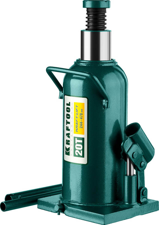 Домкрат бутылочный Kraftool, 20 т., 244-478 мм, серия "Kraft-Lift" (43462-20_z01)