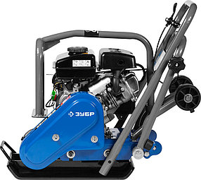 Виброплита ЗУБР, 8,5 кН, 2,5 л.с., 1800 Вт.,ГРУНТ, серия "Профессионал"  (ЗВПБ-8.5 Г)