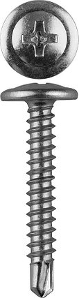 Саморезы по металлу с прессшайбой и сверлом, ЗУБР, 19 х 4.2 мм, 8 000 шт. (4-300210-42-019), фото 2