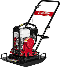 Виброплита ЗУБР, 20 кН, 5,5 л.с., 4000 Вт, ГРУНТ, серия "Профессионал" (ЗВПБ-20 ГХ)