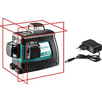 Нивелир лазерный Kraftool, 20-70 м, 360 градусов, сверхъяркий, IP54, точн. 0,2 мм/м,  (34640)