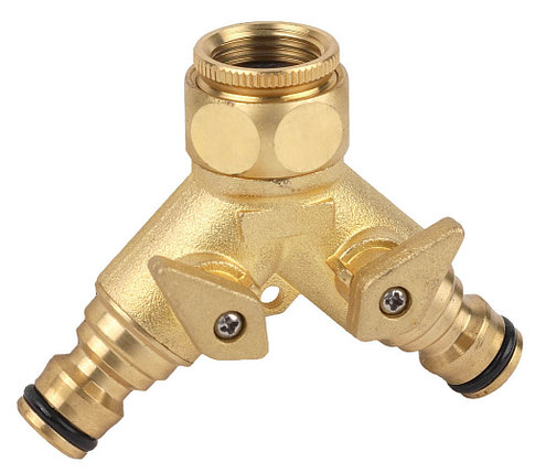Распределитель двухканальный, Raco, 1/2" х 3/4", (резьба внешняя-соединитель) (4246-55034B), фото 2