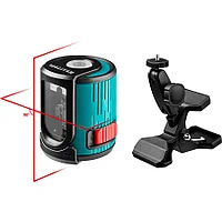 Нивелир лазерный линейный Kraftool, держатель ММ2 ST-120 (39-120см), в кейcе, точн. 0,2 мм/м (34700-5)