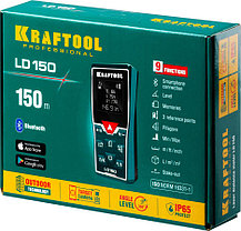 Лазерный дальномер Kraftool, дальность 5 см - 150 м, точность 1,5 мм (34767), фото 2