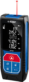Лазерный дальномер ЗУБР, дальность 50 м, точность 2 мм, класс защиты IP54 (34925)