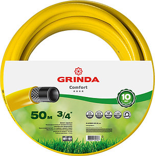 Шланг садовый COMFORT, Grinda, Ø 3/4" х 50 м, 25 атм., 3-х слойный, армированный (8-429003-3/4-50_z02), фото 2