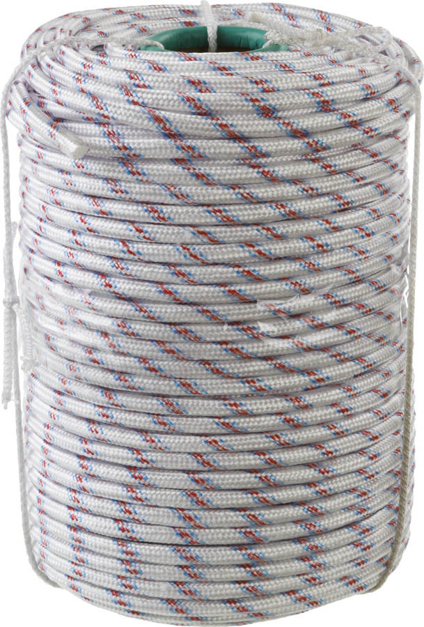 Фал плетёный полипропиленовый с сердечником Сибин, 100 м, 10 мм, 24-прядный, 700 кгс (50215-10) - фото 1 - id-p76811186
