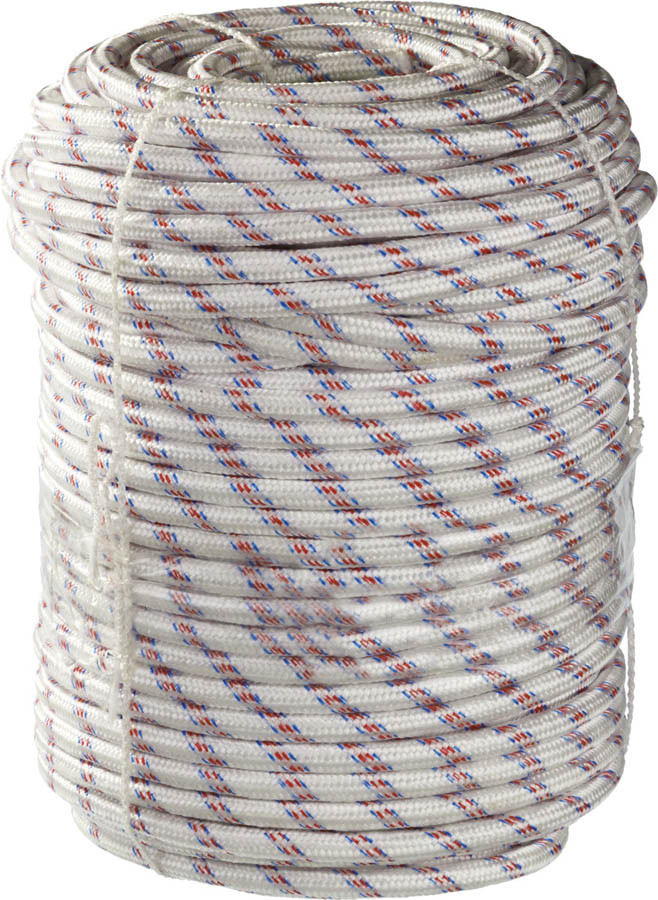 Фал плетёный полипропиленовый с сердечником Сибин, 100 м, 12 мм, 24-прядный, 700 кгс (50215-12) - фото 1 - id-p76811187