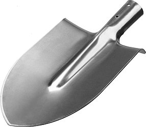 Лопата штыковая Мастер-НС, ЗУБР, 380x210 мм, материал нержавеющая сталь (39440)