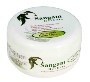 Аюрведический скраб (уптан) для тела"Ниим и Тулси" 80 гр, Sangam Herbals