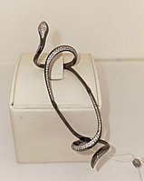 Кольцо с бриллиантами «Змея» 18 размер ( пр. Абая 141 )