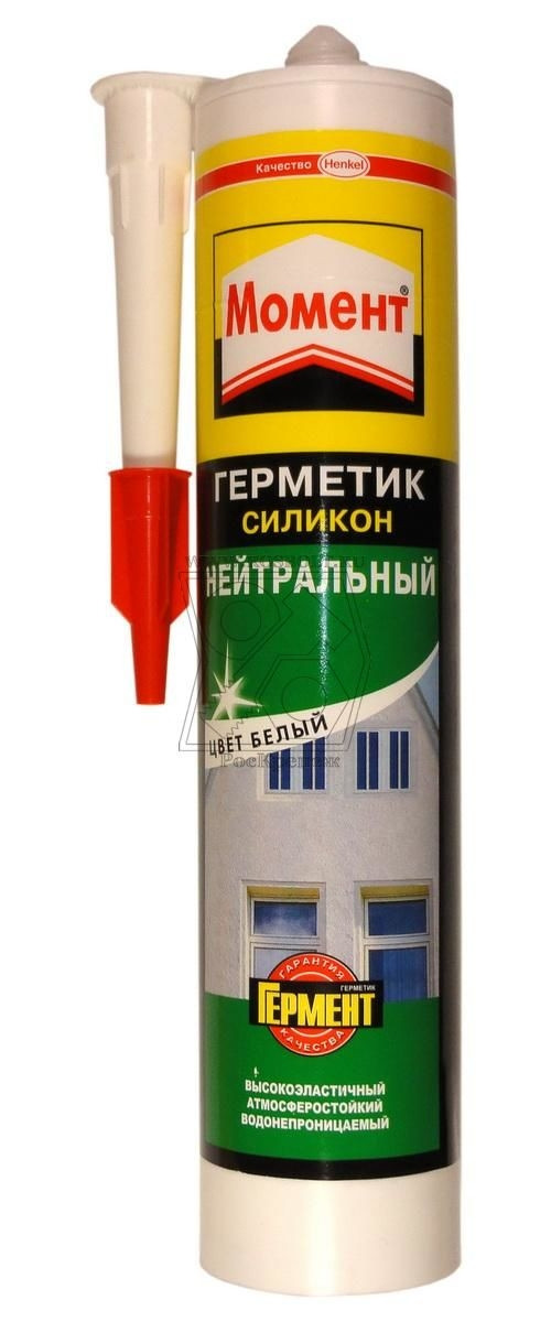 Герметик силиконовый МОМЕНТ Нейтральный, белый 280мл