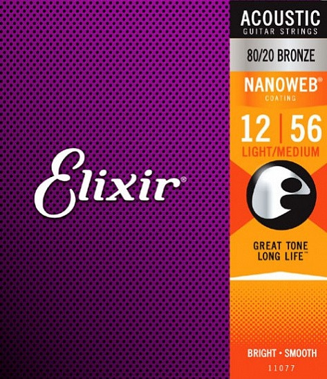 Струны для акустических гитар Elixir 12-53 11077, фото 1