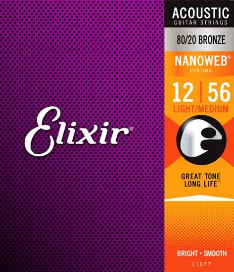 Струны для акустических гитар Elixir 12-53 11077