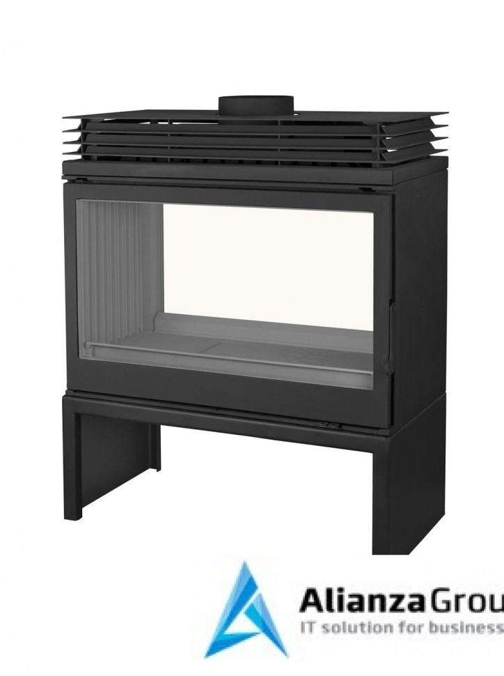 Печь-камин Liseo Castiron LCI 9 GDF Stove, двусторонняя