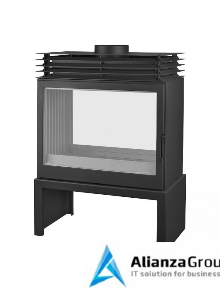 Печь-камин Liseo Castiron LCI 7 GDF Stove, двусторонняя