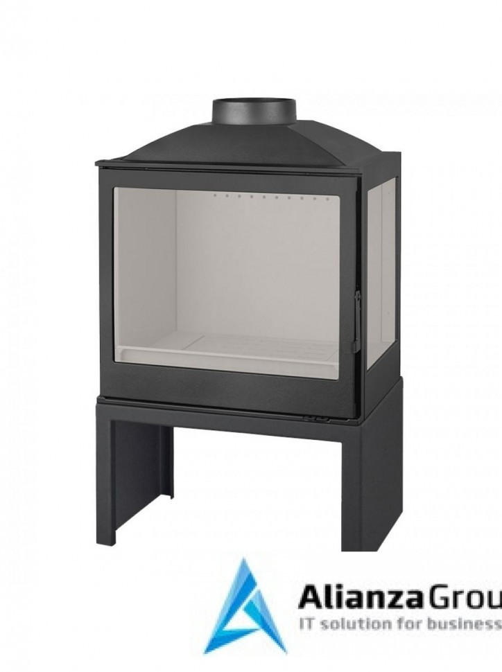 Печь-камин Liseo Castiron LCI 5 GFR Stove, стекло справа
