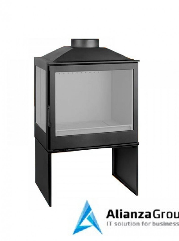 Печь-камин Liseo Castiron LCI 5 GFL Stove, стекло слева