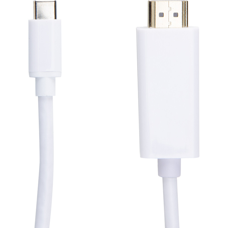 Kабель-переходник PowerPlant USB Type-C - HDMI male, 1.8m