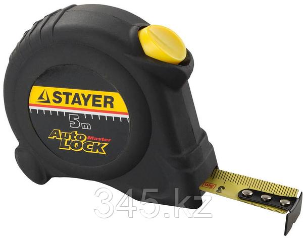 Рулетка STAYER "MASTER" "AUTOLOCK", корпус с резиновым напылением, автостоп, 5мх19мм, фото 2