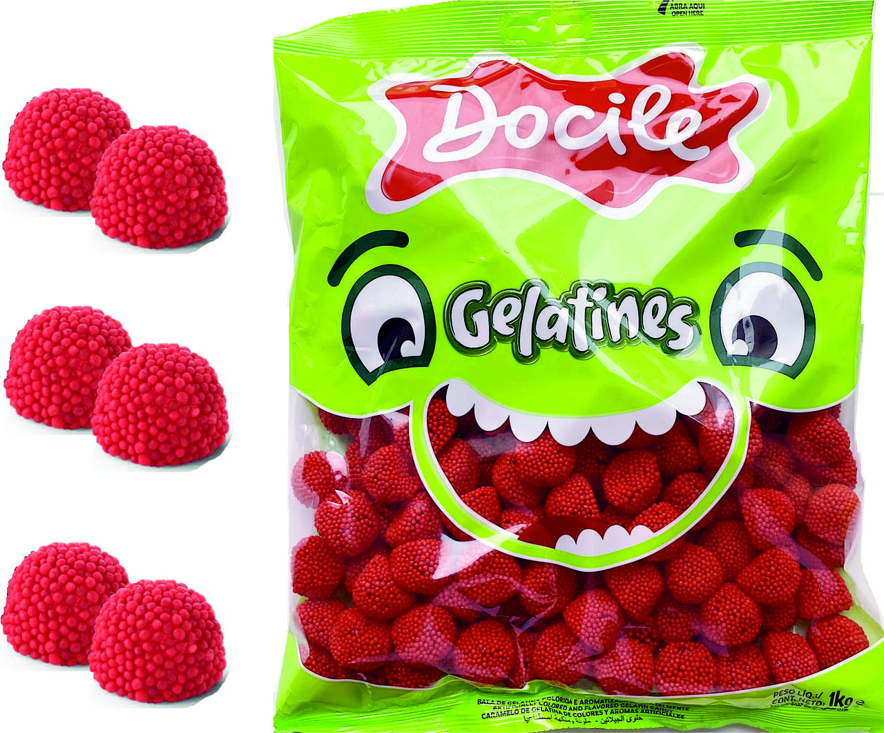Жев. мармелад Docile Ягоды в обсыпке красные 1 кг: продажа, цена в ...
