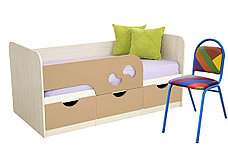 Минима - Комплект для детской, Кровать+стул, Дуб Атланта/Крем брюле, фото 2