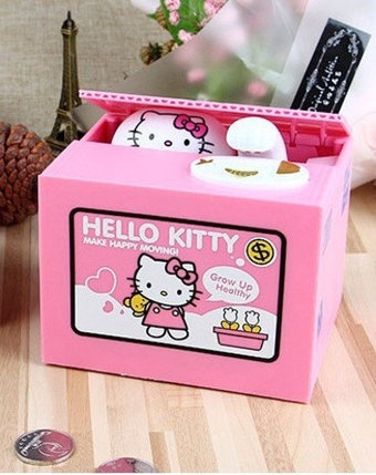 Копилка интерактивная «кошка-воришка Hello Kitty», фото 1