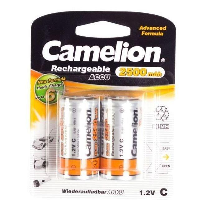 Аккумуляторная батарейка Camelion C NH-C2500BP2, Rechargeable, 1.2V (2 шт.)