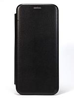 Кожаный книжка-чехол Open case для Samsung Galaxy A01 (Черный), фото 1