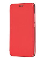 Кожаный книжка-чехол Open case для Samsung Galaxy A20s (Красный)